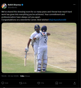 Ajinkya Rahane Retirement: